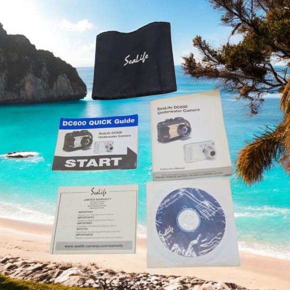 SeaLife SL16024 Underwater Camera Manual Set With CD - Picture 1 of 4